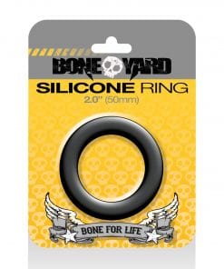 Boneyard Silicone Ring 50mm Black