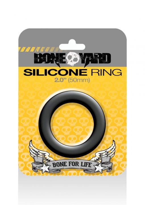 Boneyard Silicone Ring 50mm Black