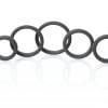 Boneyard Silicone Ring 5 Pc Kit Black