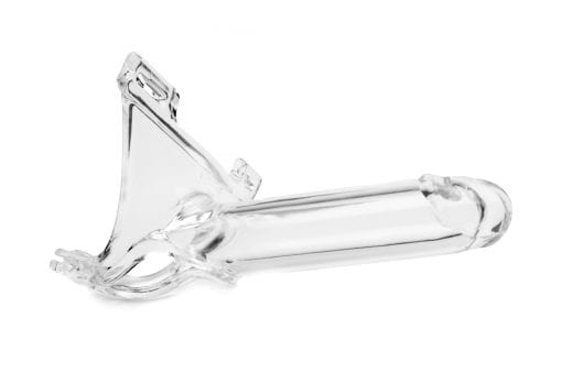 Zoro Knight 6in Hollow Shaft Clear Strap On