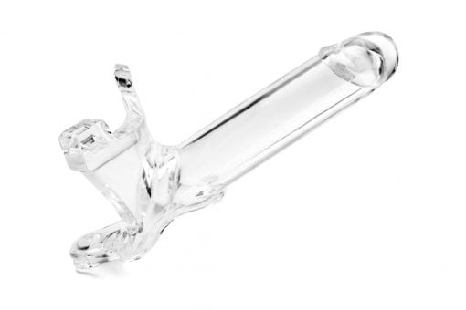 Zoro Knight 6in Hollow Shaft Clear Strap On - Image 2