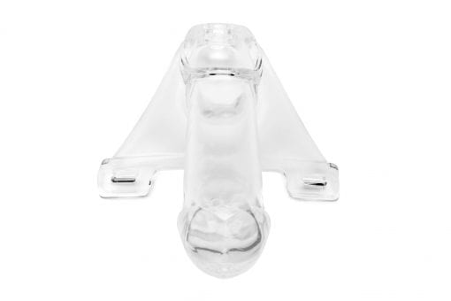 Zoro Knight 6in Hollow Shaft Clear Strap On - Image 4