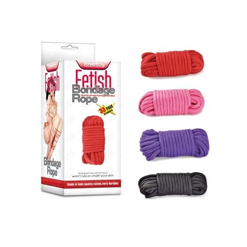 Fetish Bondage Rope 10m Black - Image 2