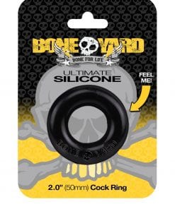 Ultimate Silicone Cock Ring Black