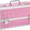 Lockable Large Vibrator Case Pink