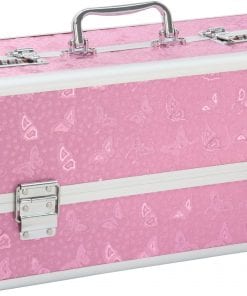 Lockable Large Vibrator Case Pink