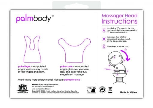 PalmBody Massager Heads (For use with PalmPower) - Image 3