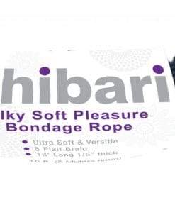 Shibari Rope Silky Soft Bondage 5m Black