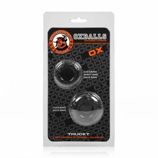 Truckt 2 Pc Cockring Set Black - Image 3