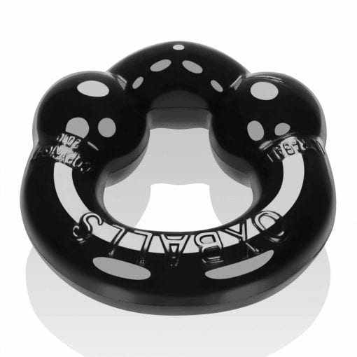 Ultraballs 2 Pk Cockring Black And Clear - Image 4