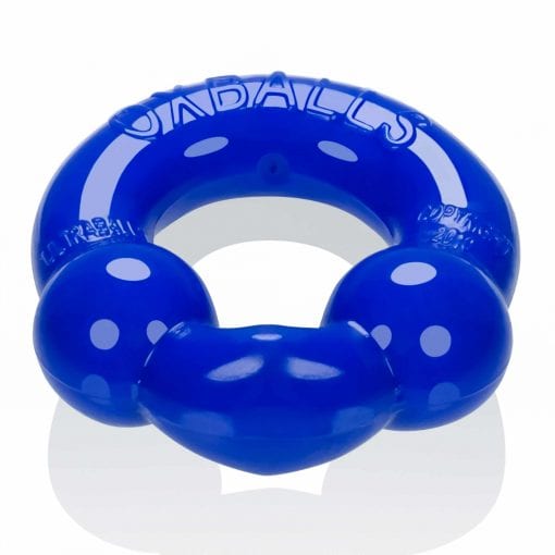 Ultraballs 2 Pk Cockring Black And Police Blue - Image 3