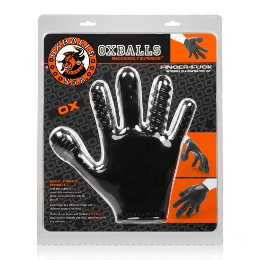 Finger Fuck Glove Black - Image 4