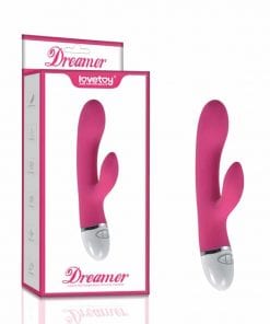 Dreamer 7 Mode Silicone Rechargeable Rabbit Vibrator Pink
