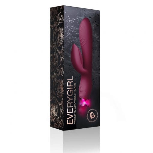 Every Girl Rabbit Vibrator Burgundy - Image 2