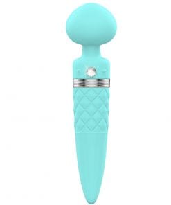 Pillow Talk Sultry Dual Ended Warming Massager Teal