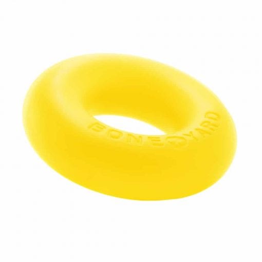Ultimate Silicone Cock Ring Yellow - Image 3