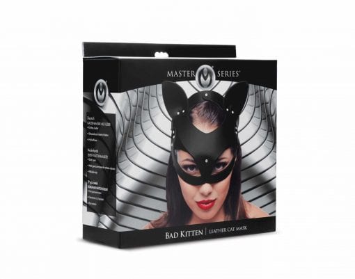 Bad Kitten Leather Cat Mask - Image 2