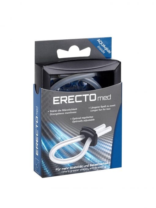 ERECTOmed Adjustable Cock Ring Clear - Image 3