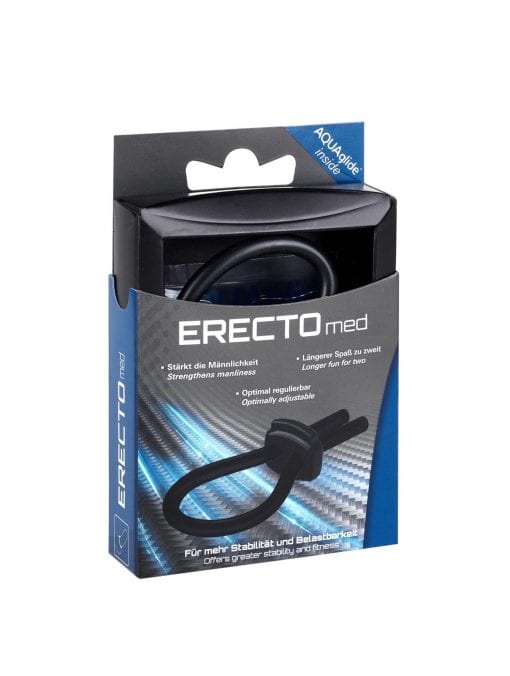 ERECTOmed Adjustable Cock Ring Black - Image 3