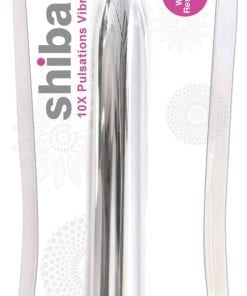 Shibari 10X Pulsations Vibrator 5in Silver