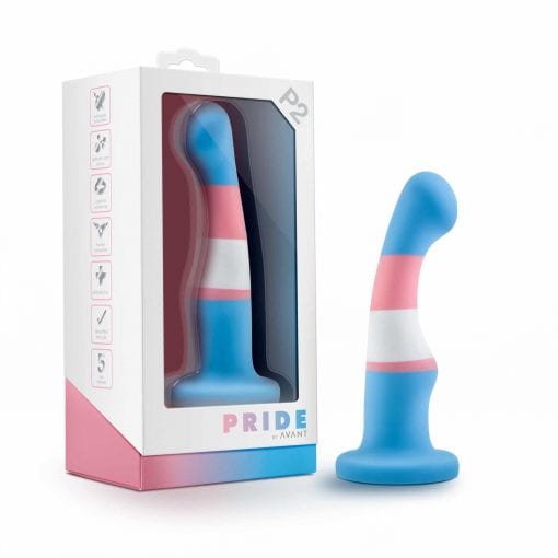 Avant Pride P2 True Blue Silicone Dildo