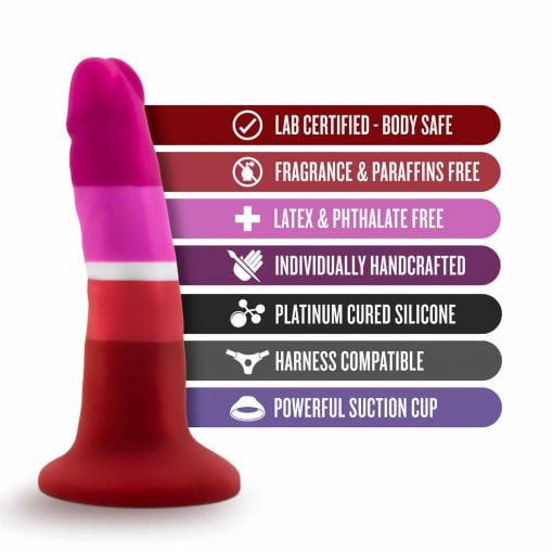 Avant Pride P3 Beauty Silicone Dildo - Image 8