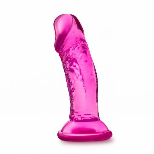 B Yours Sweet N Small Dildo with Suction Cup 4in Pink - Image 2