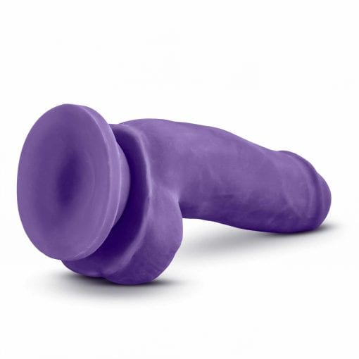Au Naturel Bold Beefy 7in Dildo Purple - Image 5