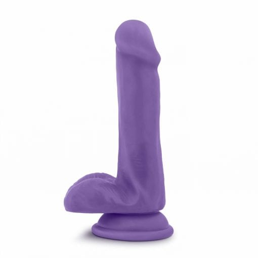 Au Naturel Bold Delight 6in Dildo Purple - Image 2