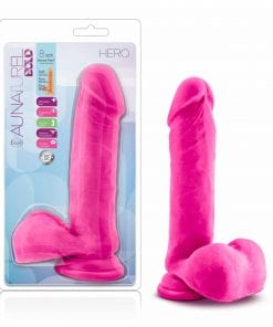 Au Naturel Bold Hero 8in Dildo Pink