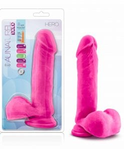 Au Naturel Bold Hero 8in Dildo Pink