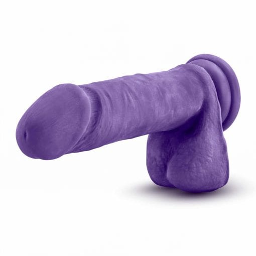 Au Naturel Bold Hero 8in Dildo Purple - Image 4