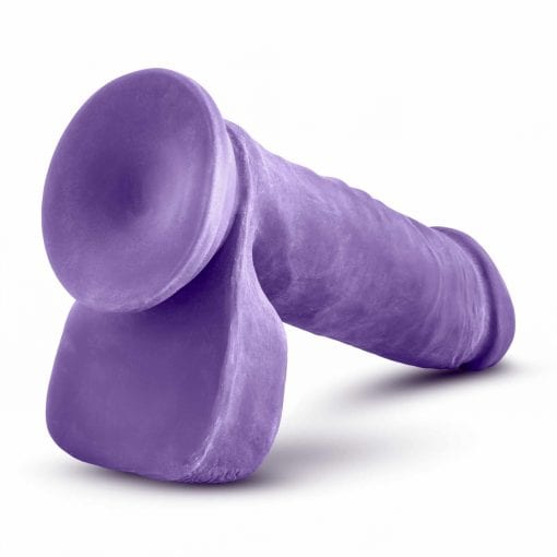 Au Naturel Bold Hero 8in Dildo Purple - Image 5