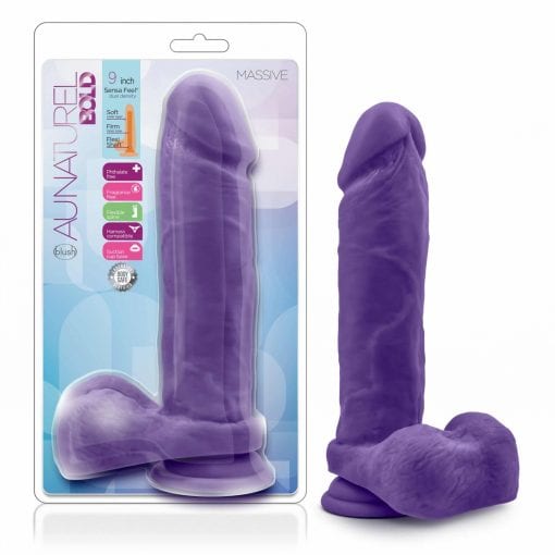 Au Naturel Bold Massive 9in Purple