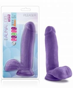 Au Naturel Bold Pleaser 7in Dildo Purple