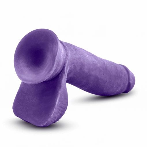 Au Naturel Bold Pleaser 7in Dildo Purple - Image 5