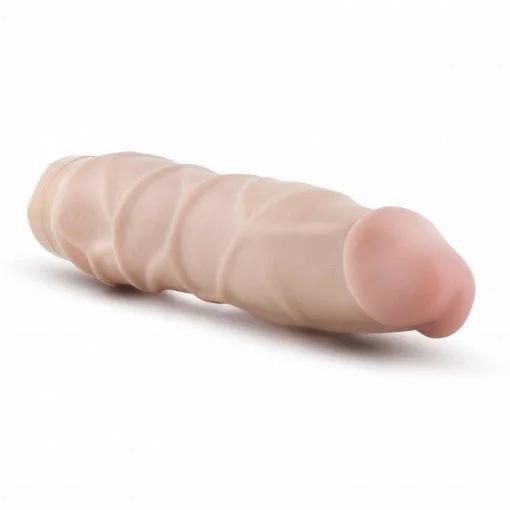 Dr Skin Cock Vibe 1 9in Vibrating Cock Beige - Image 4