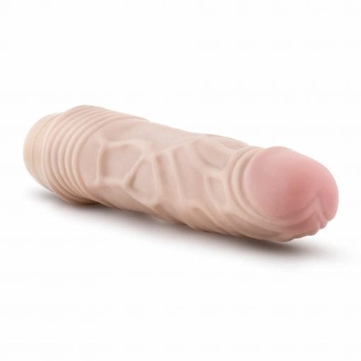 Dr Skin Cock Vibe 2 9in Vibrating Cock Beige - Image 4