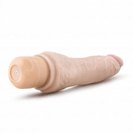 Dr Skin Cock Vibe 7 8.5in Vibrating Cock Beige - Image 5