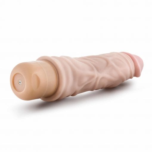 Dr Skin Cock Vibe 10 8.5in Vibrating Cock Beige - Image 5