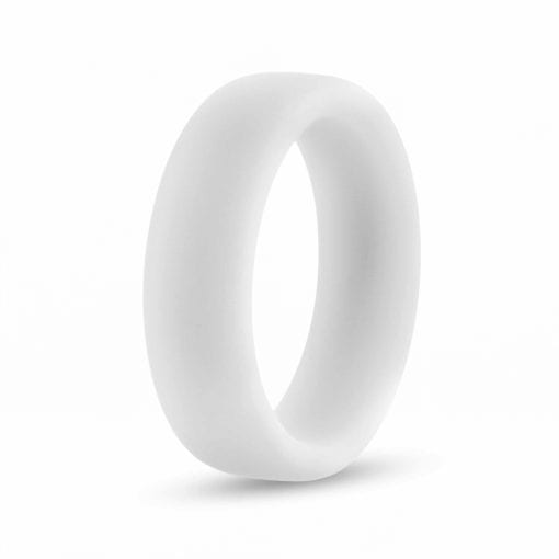 Performance Silicone Glo Cock Ring White Glow - Image 2