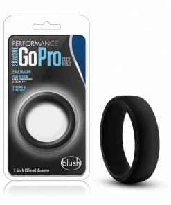 Performance Silicone Go Pro Cock Ring Black