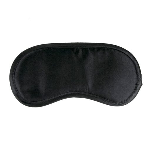 Black Satin Eye Mask - Image 2