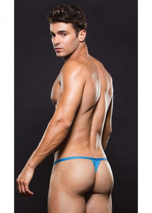 Microfiber Magnetic G String Blue - Image 2