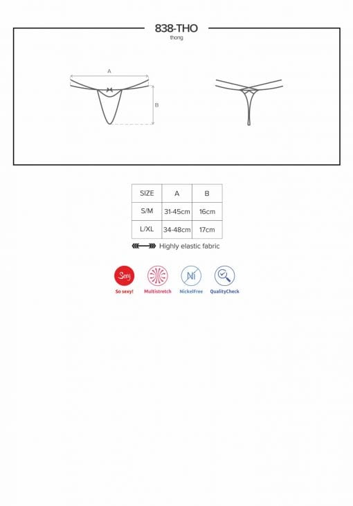 Thong 838 Red - Image 5