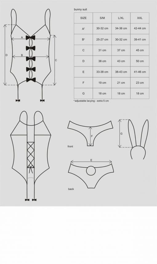 Bunny Suit 4 Pc Costume - Image 5