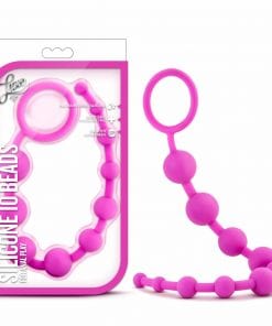 Luxe Silicone 10 Beads Pink