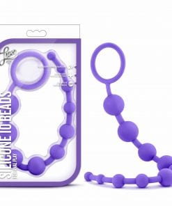 Luxe Silicone 10 Beads Purple