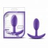 Luxe Wearable Vibra Slim Plug Small Purple