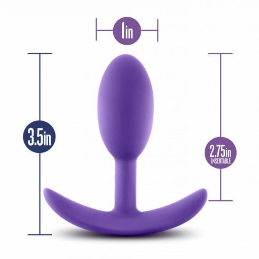 Luxe Wearable Vibra Slim Plug Small Purple - Image 6
